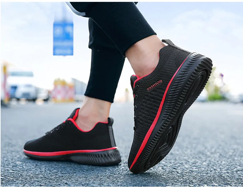 Size 47 Cool Fly-Wire Running Shoes Men Sneakers Zapatillas