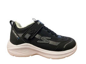 Skechers scarpa da ginnastica da bambino Hyper Blitz Hydro Tronix 403861L/BKSL nero argento midfoot - strike shoe answer