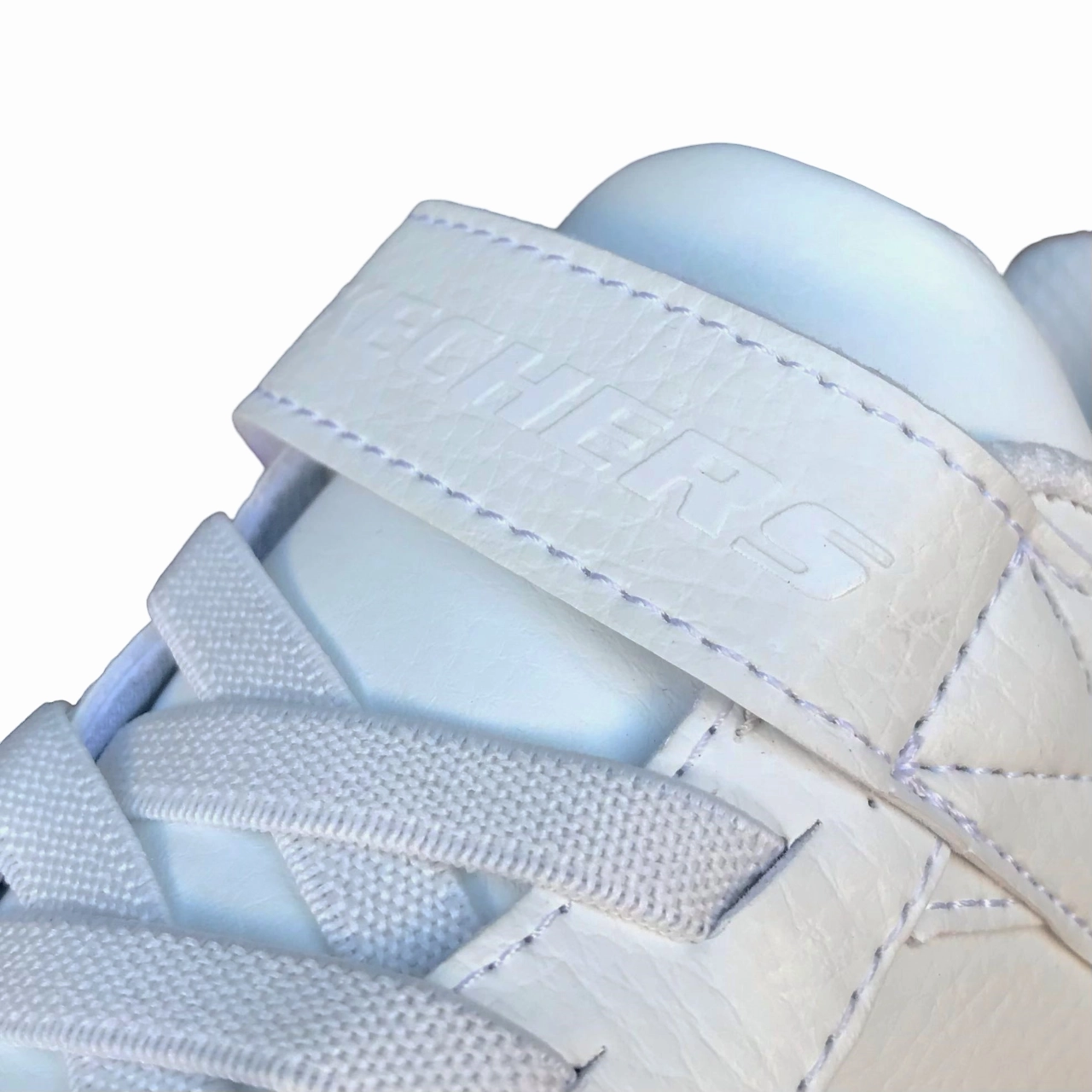 Skechers scarpa sneakers da ragazzi Sport Court 92 Zelder 405697L/W bianco water - repellent - upper - feature shoes