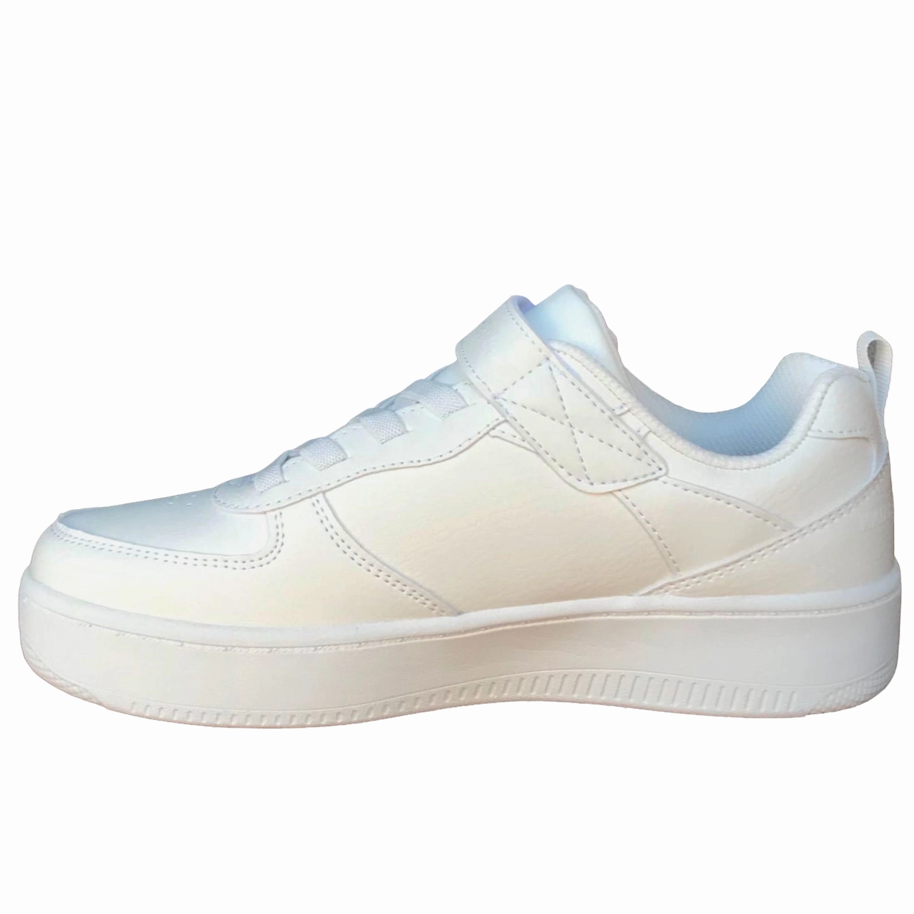 Skechers scarpa sneakers da ragazzi Sport Court 92 Zelder 405697L/W bianco Compression Fit