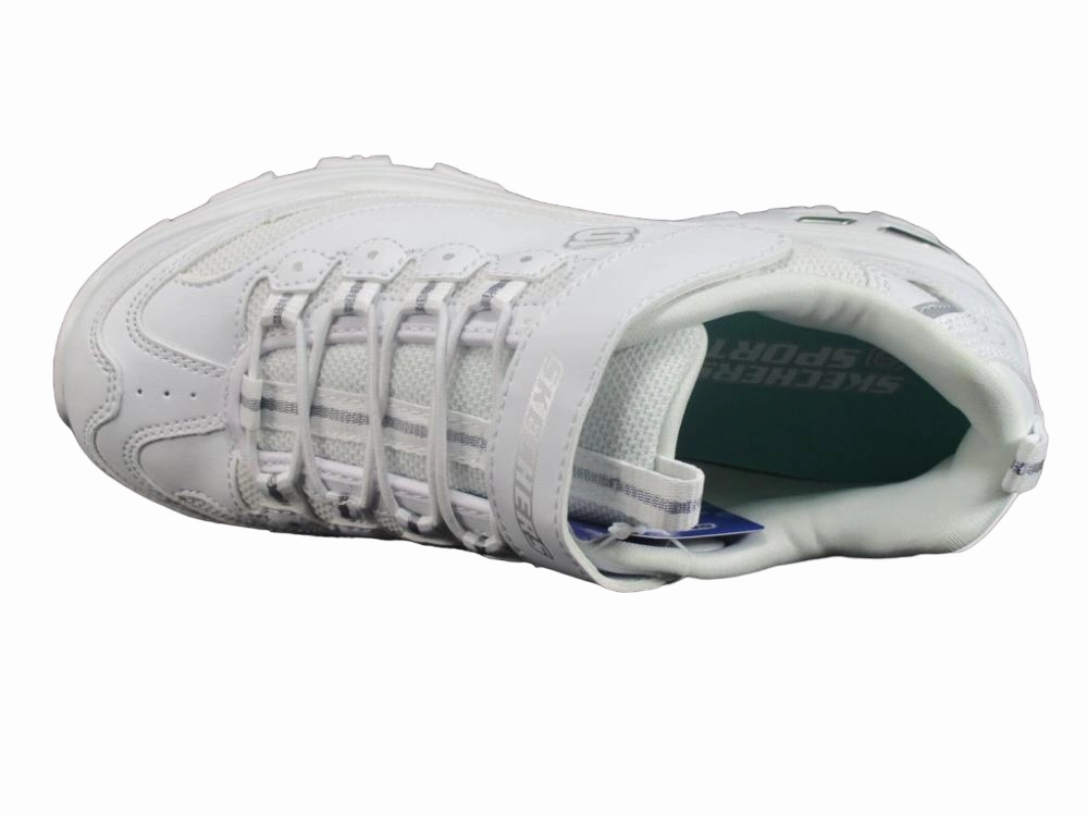 Hygiene Lining Skechers sneakers da bambina e ragazza D'Lites in the Clear 664060L WSL bianco