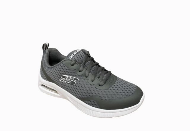 lug - sole shoes Flex Grooves Pattern Skechers sneakers da bambino e ragazzo Microspec Max 403774L/CHAR grigio