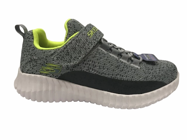 Skechers sneakers da bambino Elite Flex 97890L GYCC grigio Torsional Rigidity Control Impact Diverting Outsole