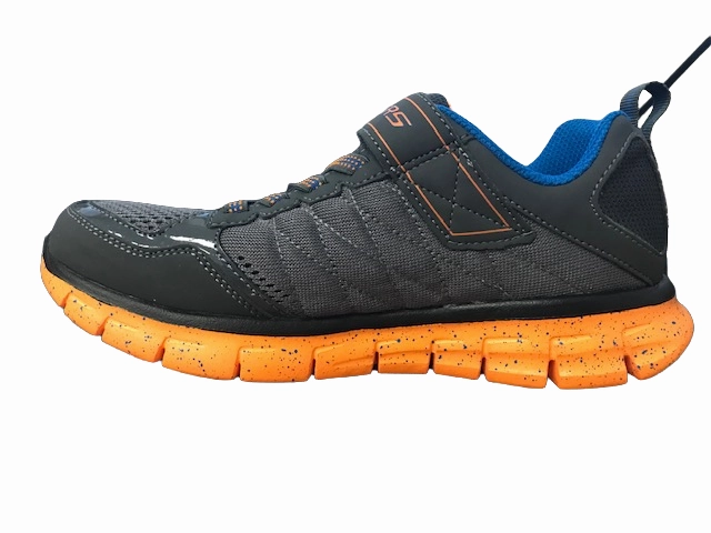 Skechers sneakers da bambino Synergy 2.0 95512L CCOR grigio arancio Enhanced Ground Contact