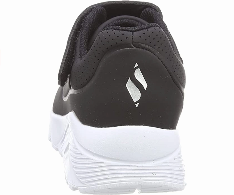 Skechers sneakers da ragazzi con laccio elastico e velcro Uno Lite Vendox 403695L/BLK nero Marathon - running