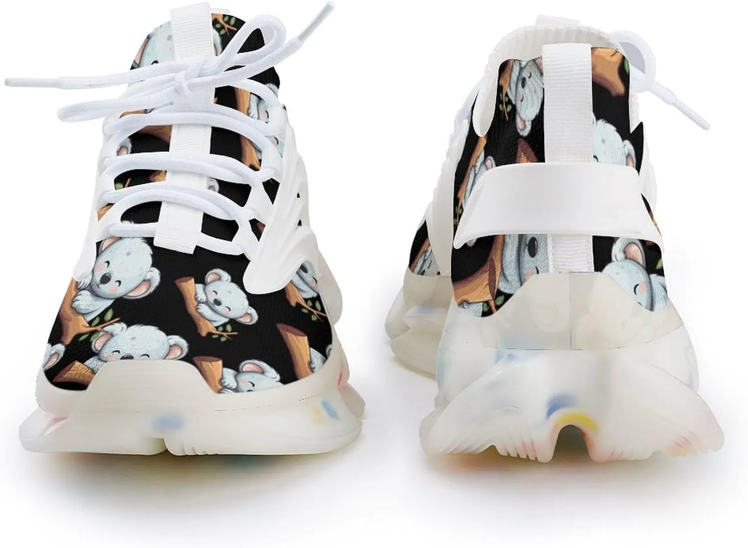 Sleeping Cute Koala Bear Mens Sneakers Running Shoes Lightweight Athletic Shoes for Jogging Walking Gym