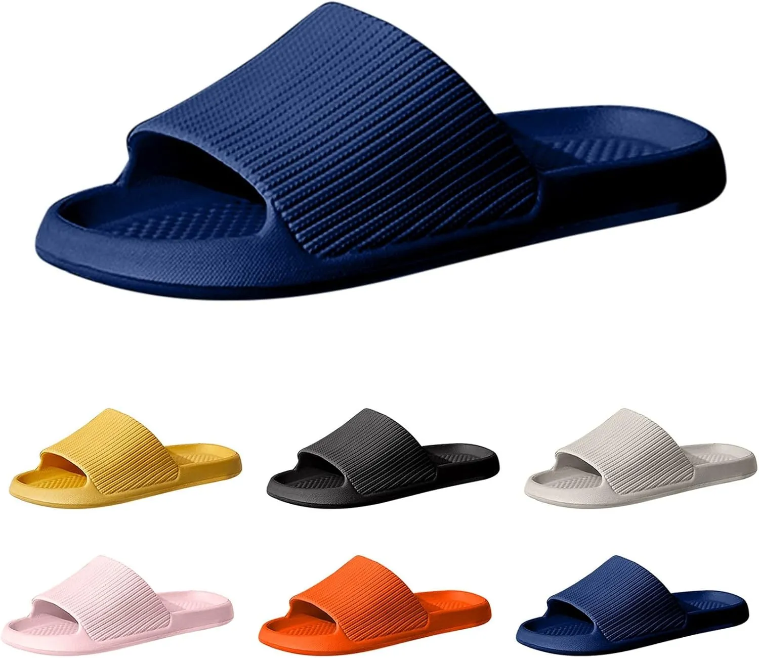 Slides for Men Slides for Women Mens Slippers Shower Shoes Women Ultimate Comfort Gym Travel Slippers