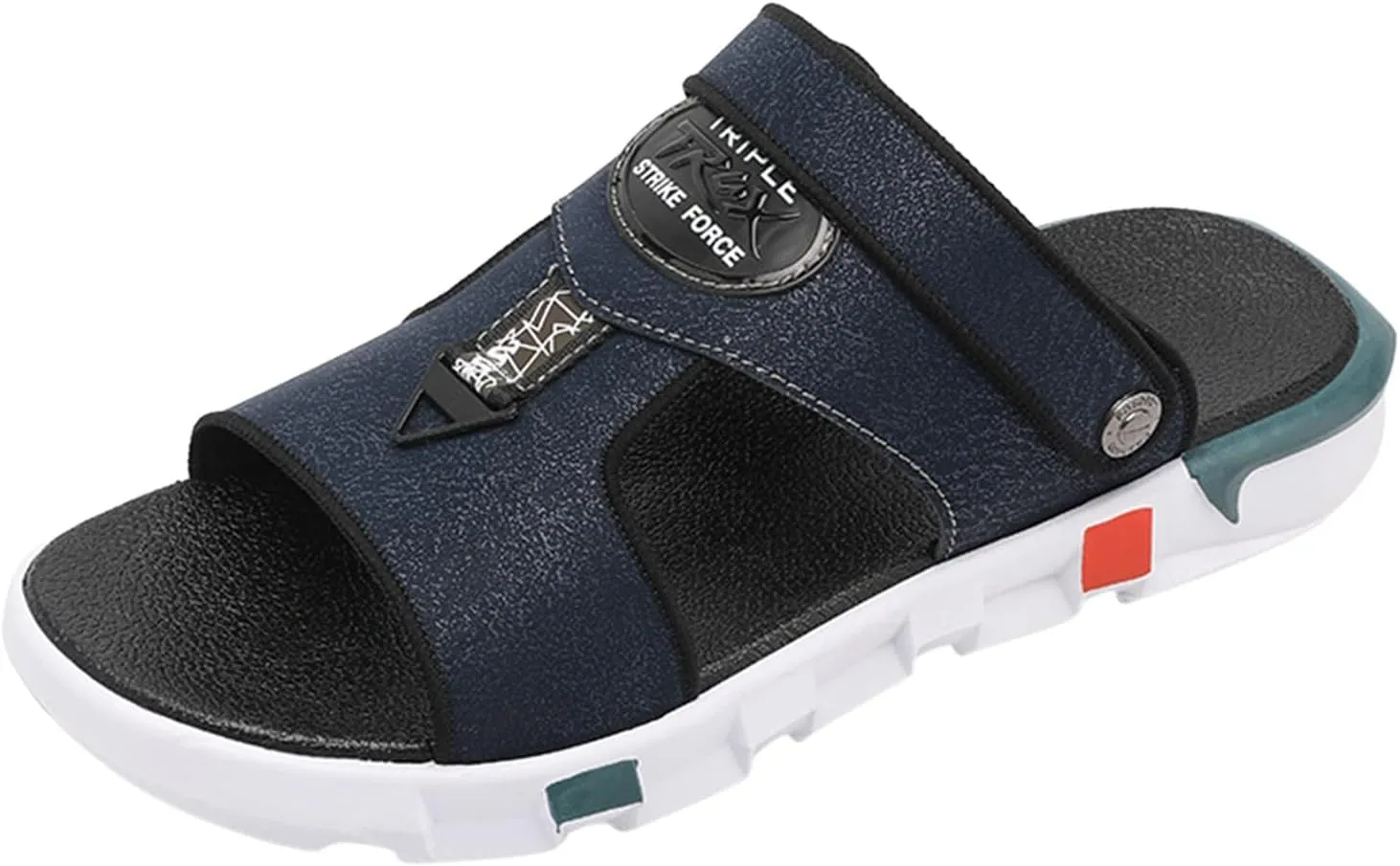 Slip On Shoes For Men Sandals Men Summer Casual Leather Sandals Leather Beach Shoes Slip Open Toe Cool Shoe
