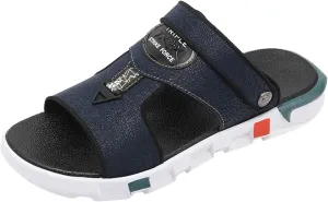 Slip On Shoes For Men Sandals Men Summer Casual Leather Sandals Leather Beach Shoes Slip Open Toe Cool Shoe