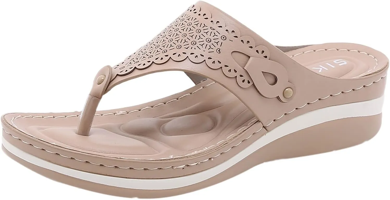 Slippers For Women Casual Flip Flops Beach Sandals Wedge Shoes Shoes Women Slide Sandals