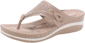 Slippers For Women Casual Flip Flops Beach Sandals Wedge Shoes Shoes Women Slide Sandals