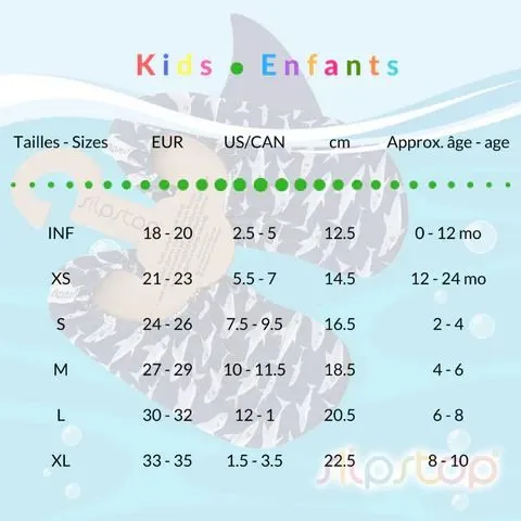 SLIPSTOP- KIDS PALMS SAND WATER SHOES