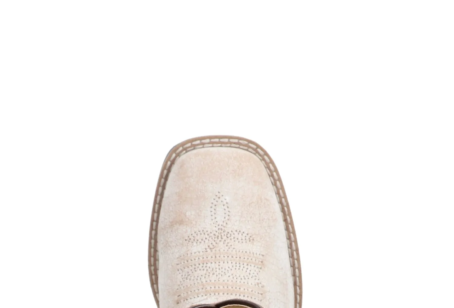 Smoky Mountain Boots Girls Georgia Antique White Leather Cowboy Boots
