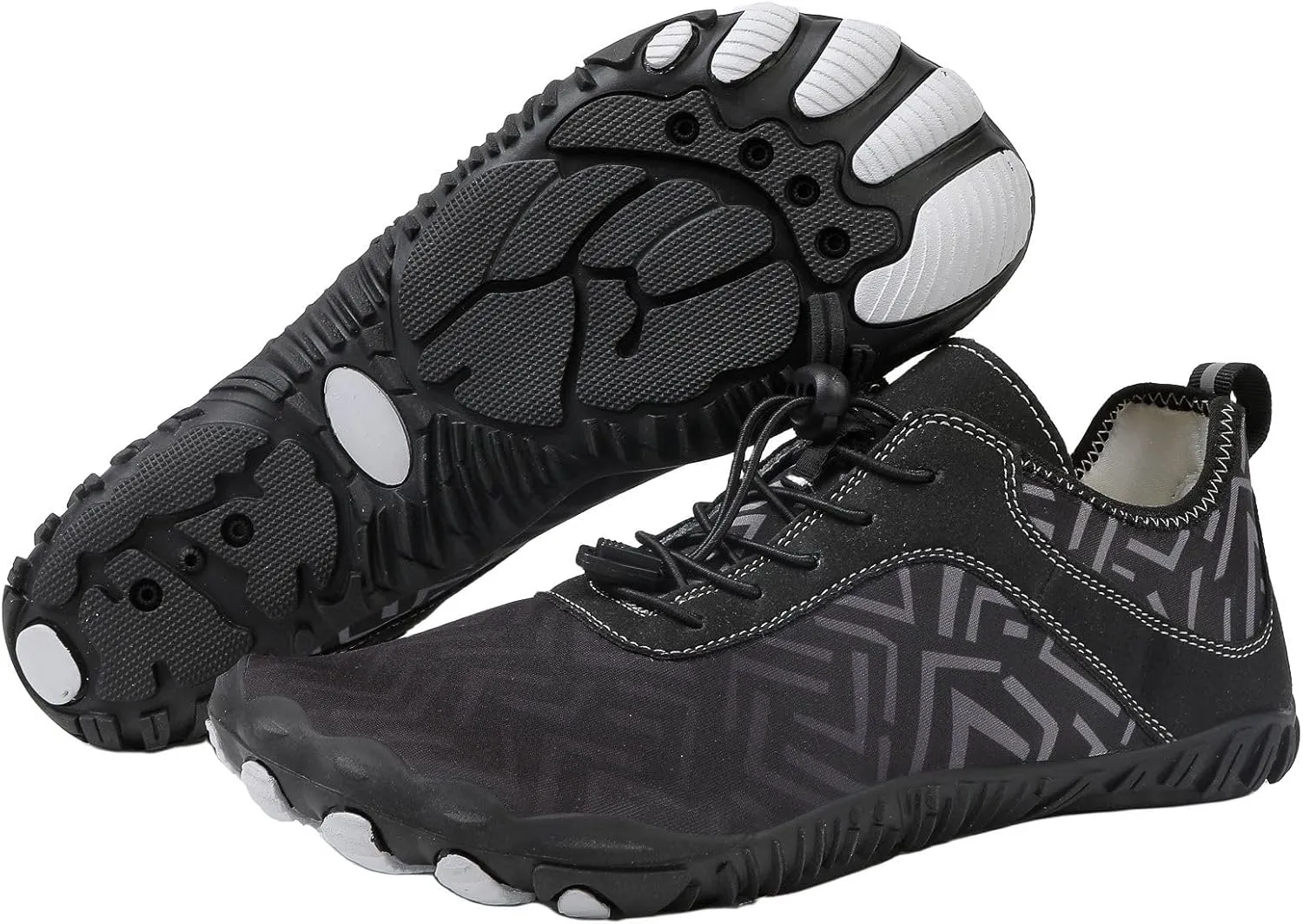Smoneyful Grounded Womens Neuropathy Hike Barefoot Wide Toe Box Non Slip Breathable Quick Dry Waterproof Diabetic Water Beach Outdoor Hiking Athletic Comfort Sneakers Footwear