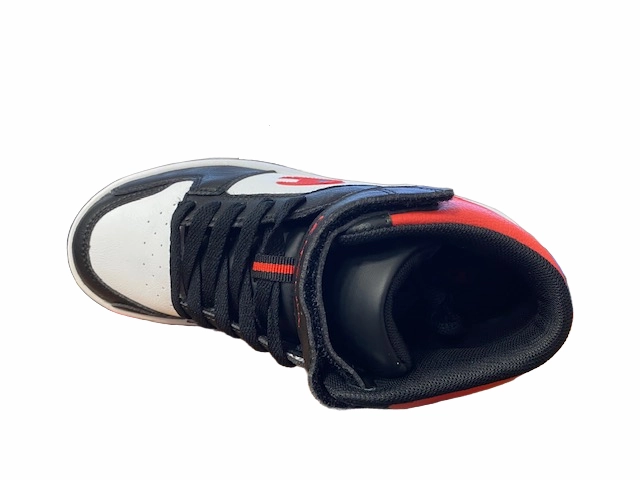 Champion Scarpa alta da bambino con laccio e strappo Rebound 2.0 Mid S32413 KK003 black-navy-red Lateral Stability Wing Slip Resistant Tread Pattern