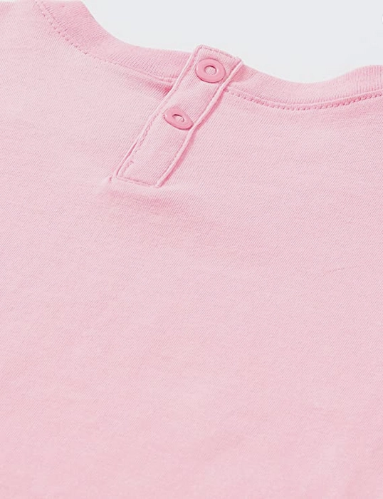 mix and match Champion Completino da bambina Legacy American Classics logo T-shirt   Short 404686 PS024 CNP rosa confetto