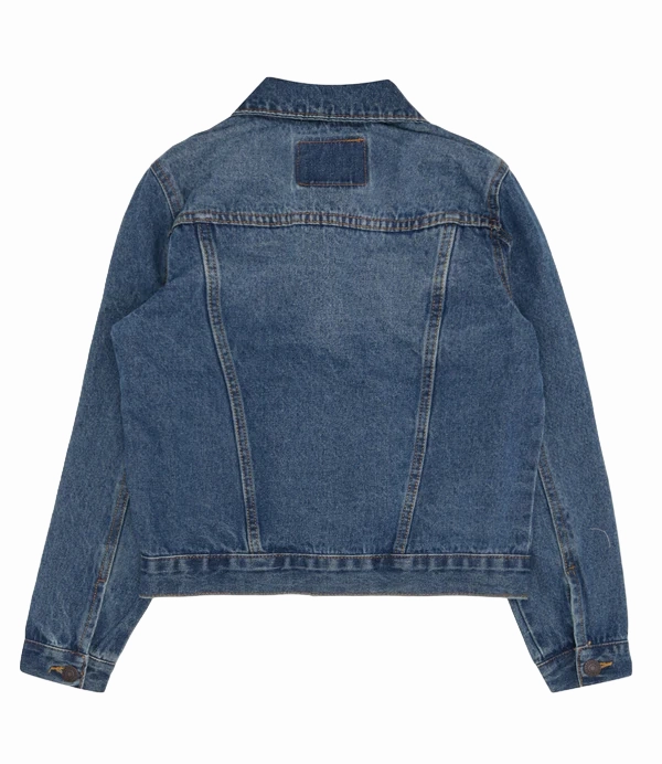 Windproof Construction Bonded seams Levi's Kids giacca in jeans da ragazzo LVB Trucked 9E2058 M8X LW bristol blu medio
