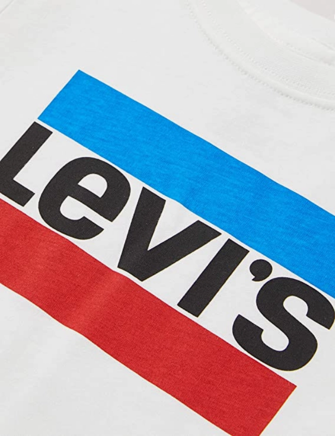Men's masculinity Levi's Kids maglietta da ragazzo LVB Sportwear Logo Tee 9E8568 001 bianco