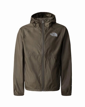 The North Face giacca antivento da ragazzo Wind Jacket New Taupe NF0A82D821L green Functional