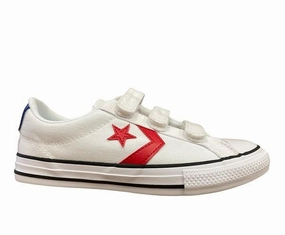 Fashionable appearance running in a big city shoes Converse scarpe sneakers da bambino Star Player Ox 670227C bianco