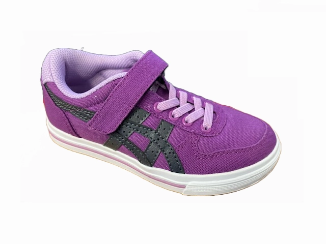 Lockdown fit carbon - fiber shoes Onitsuka Tiger scarpa sneakers da ragazza in tela Aaron C5A1N 3416 viola grigio scuro
