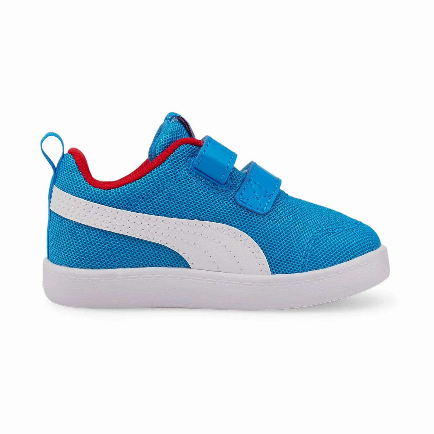 Puma scarpa sneakers da bambino Courtflex V2 Mesh V Inf 371759 10 celeste-bianco Well Fitted