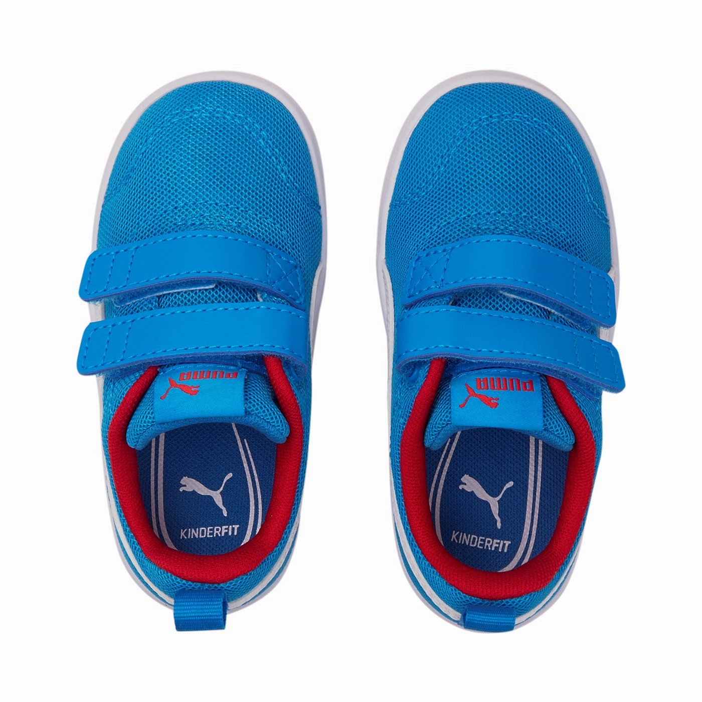 Enhanced Lateral Support speed - oriented running gear Puma scarpa sneakers da bambino Courtflex V2 Mesh V Inf 371759 10 celeste-bianco