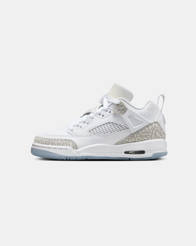 Step Ease Hyperbolic Logging Cage Jordan Kids' Spizike Low (GS) White/Neutral Grey-Metallic Silver