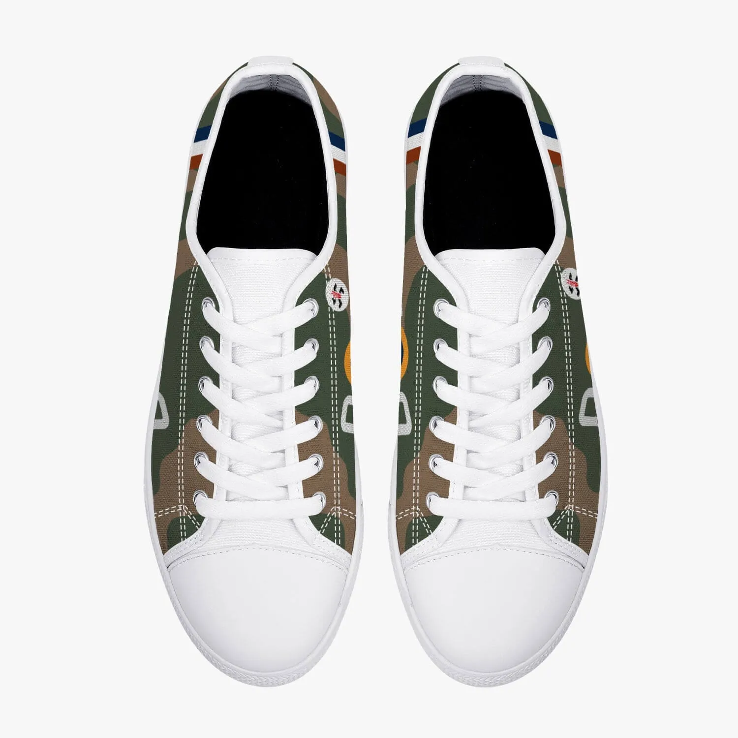 Spitfire "AZ-Q" of Pat Hughes Low Top Canvas Shoes