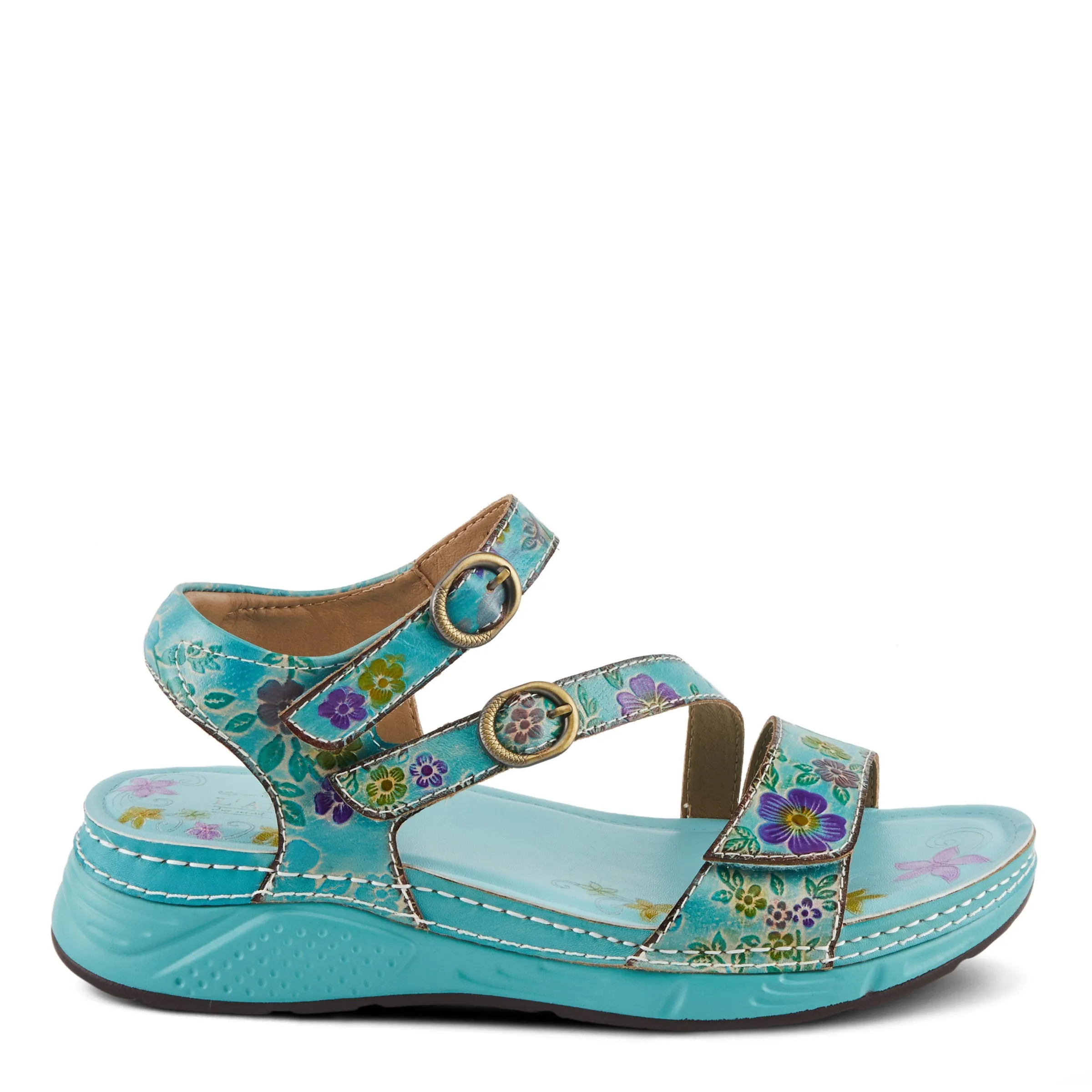 Spring Step Shoes L'Artiste Anneka Women's Hand Painted Leather Sandals