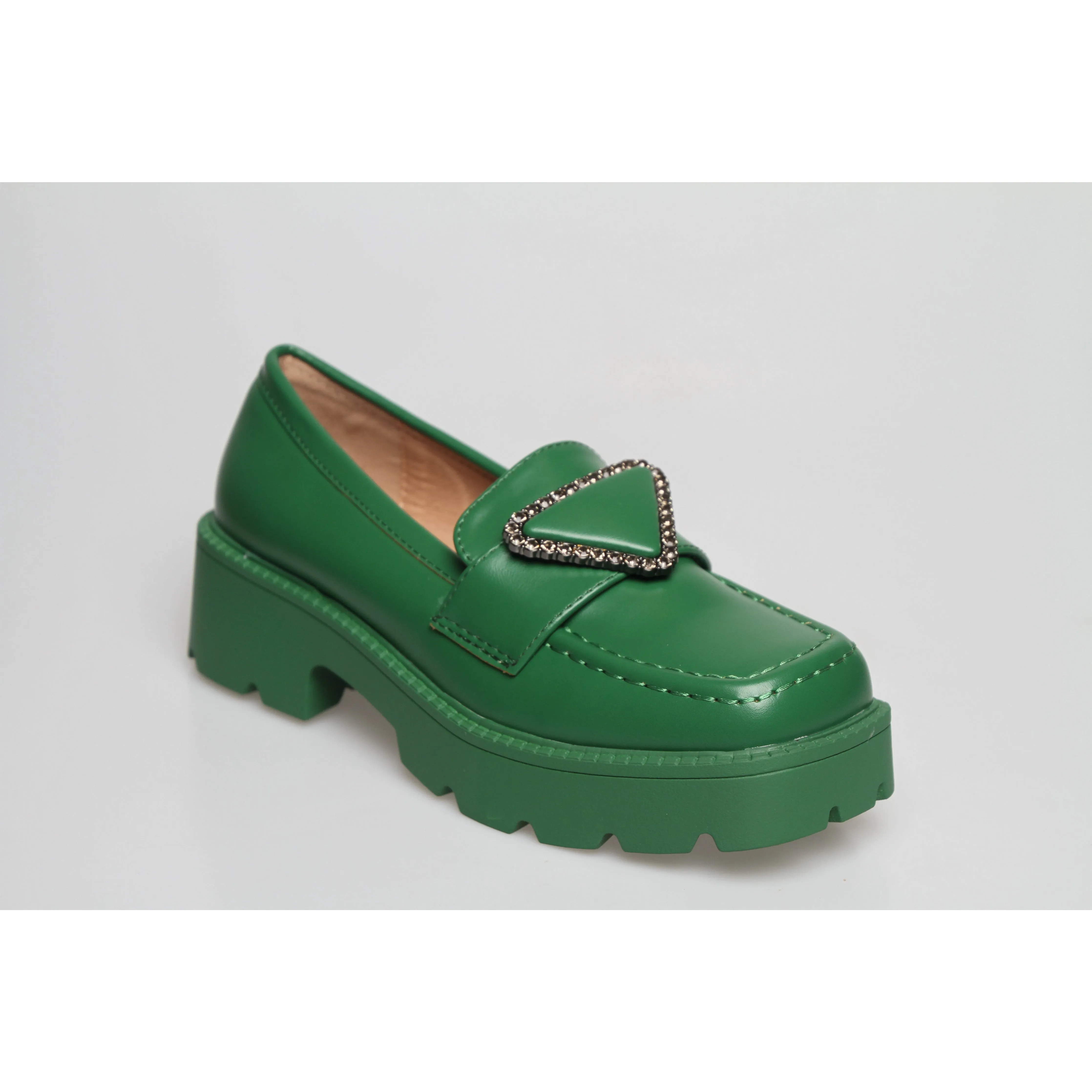 Square Toe Platform Oxford Shoes