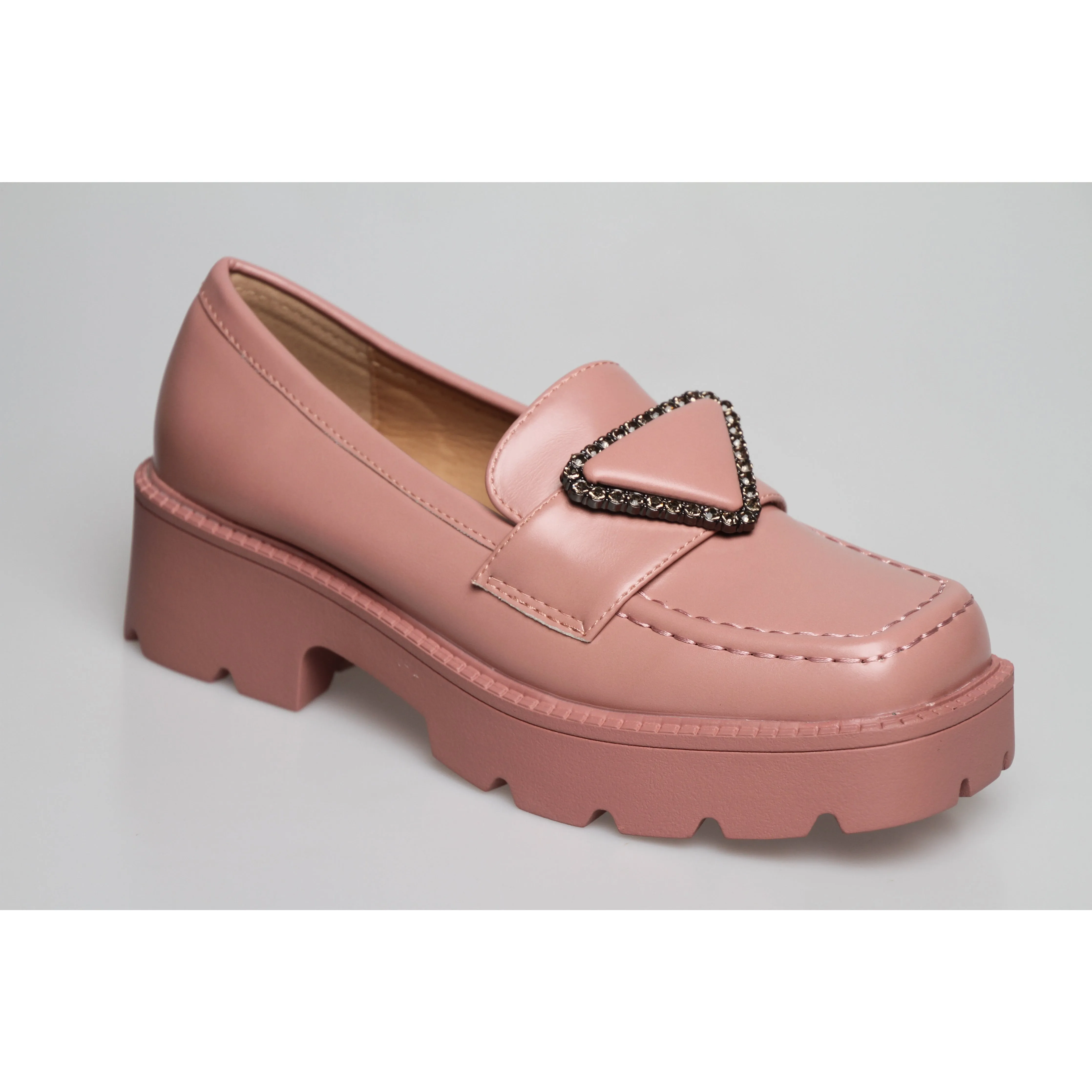 Square Toe Platform Oxford Shoes
