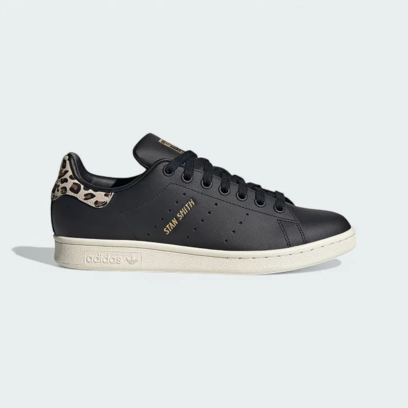 Quick Drying patch - decorated running option Adidas Stan Smith Women's Black Leopard Trainers IE4633