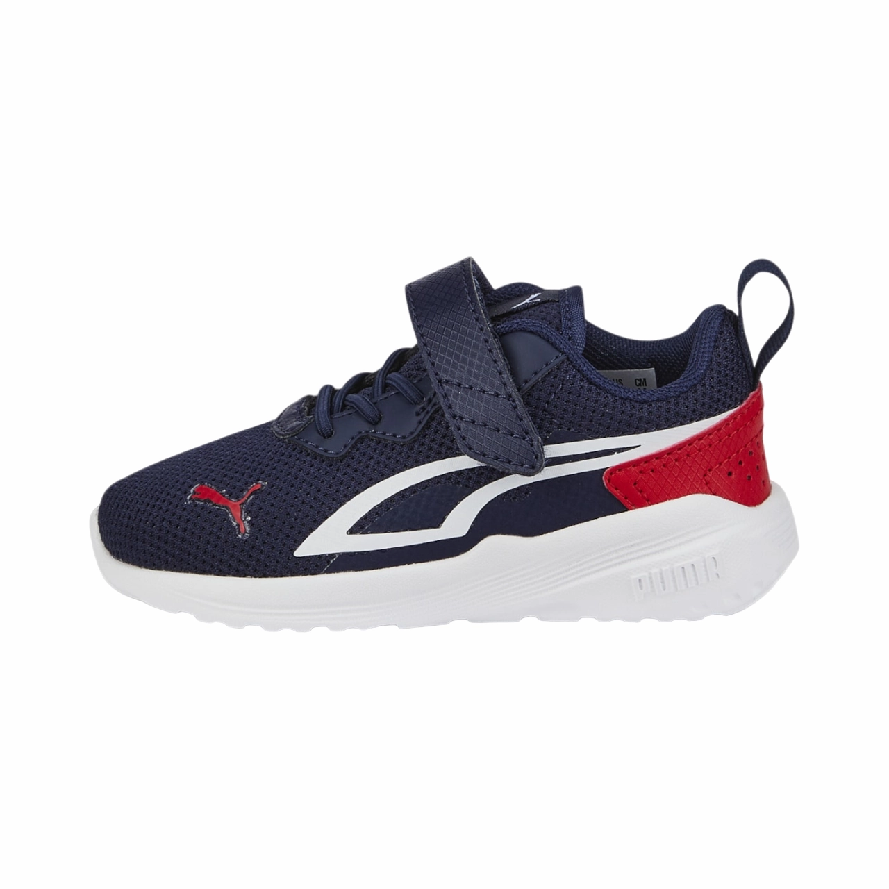 Puma scarpa da ginnastica da bambino All-Day Active 387388-07 blu-bianco-rosso vintage - design shoes