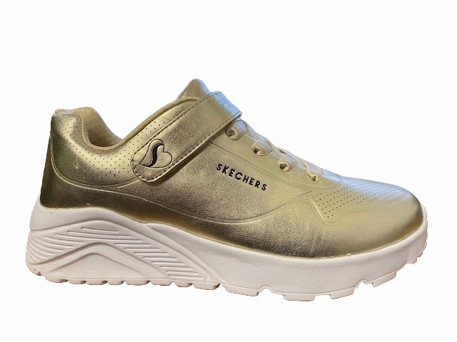 Motion Zone Skechers Sneakers da ragazza Uno Lite Chrome Steps 310453L/GLD oro
