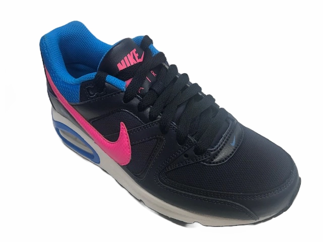 Nike scarpa sneakers da ragazza Air Max Command Flex GS 407626 464 blu Adaptable to different paces zip - up - feature shoes