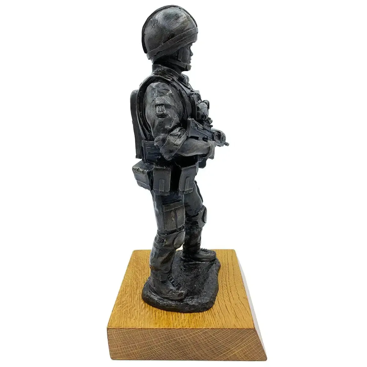 Standing Combat Patrol Bronze Resin Statue