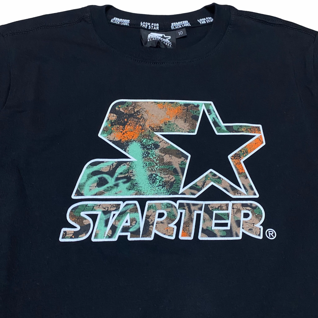 Midweight Knit Starter maglietta manica lunga con stampa 1296 nero