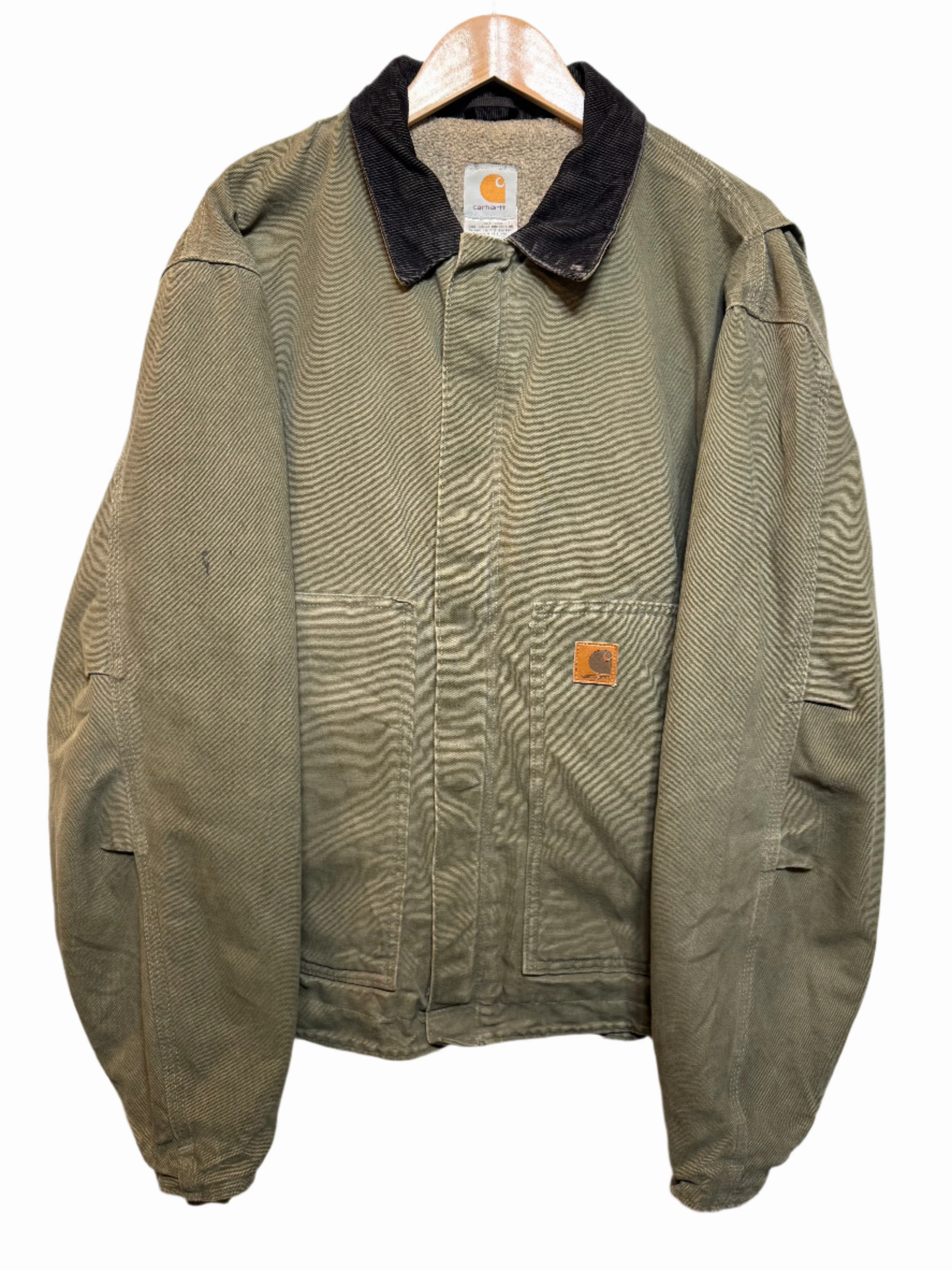 Carhartt Mens Green Worker Jacket (Size L) Non Irritating Lining Urban Motion