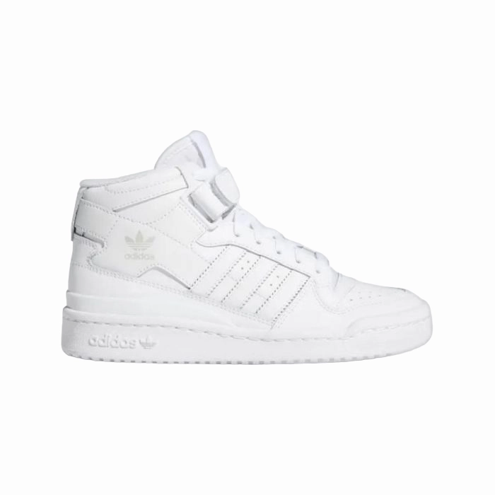 Activity - tracker - enabled Smooth Transition Adidas Originals Scarpa sneakers alta da ragazzo Forum Mid FZ2086 bianco