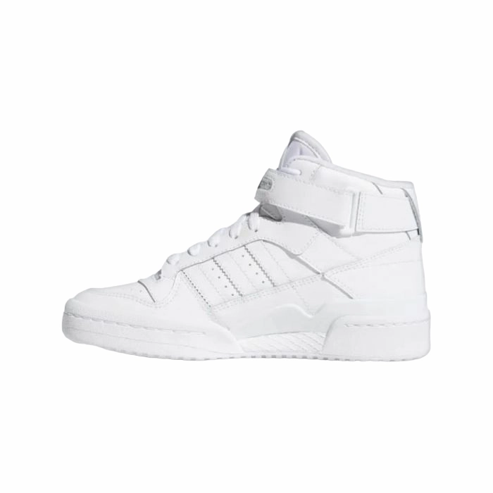 breathable - straps Adidas Originals Scarpa sneakers alta da ragazzo Forum Mid FZ2086 bianco