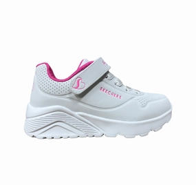 running shoes for competitive male runners Shock Reducing Skechers sneakers da bambina e ragazza Uno Lite 310451L WHP bianco-rosa