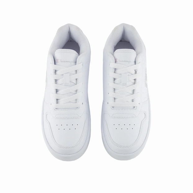 running in a nature reserve shoes Champion scarpa sneakers con zeppa da ragazza Rebound Platform Metal S32752 WW001 bianco