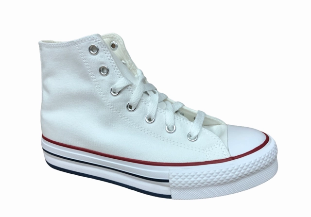 Neutral pronation Converse scarpa sneakers da ragazza Ctas Eva Lift Hi 671108C bianco