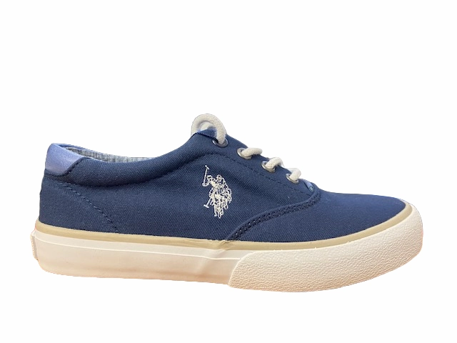 practice session U.S. Polo Assn. scarpa da ragazzo in canvas Troy-DKBL GALAB4174S8/C1 dark blue