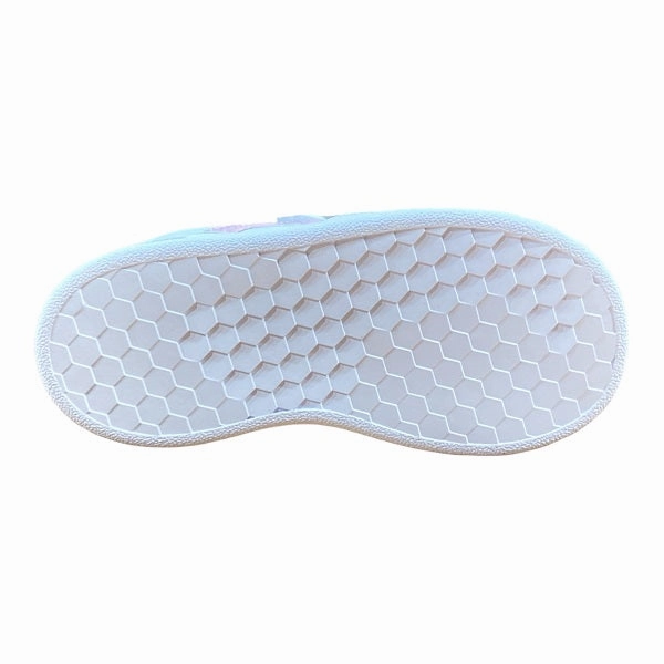 trendy shoe style Rebound Enhancing Geometry Adidas sneakers da bambina Breaknet CF I GX5751 white-pink