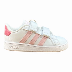 Adidas sneakers da bambina Breaknet CF I GX5751 white-pink running in a ferry terminal area shoes Energy Transfer Outsole