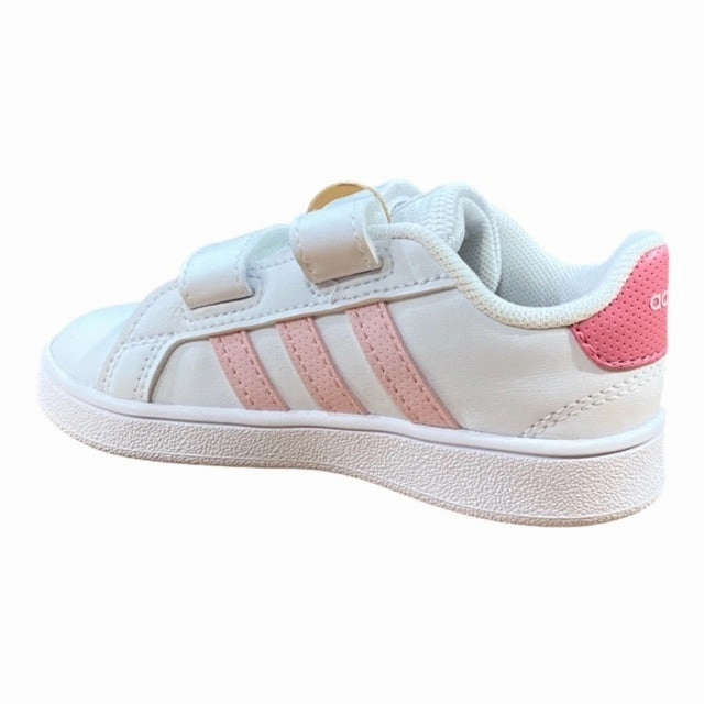 fartlek - run shoes Bright Color Adidas sneakers da bambina Breaknet CF I GX5751 white-pink