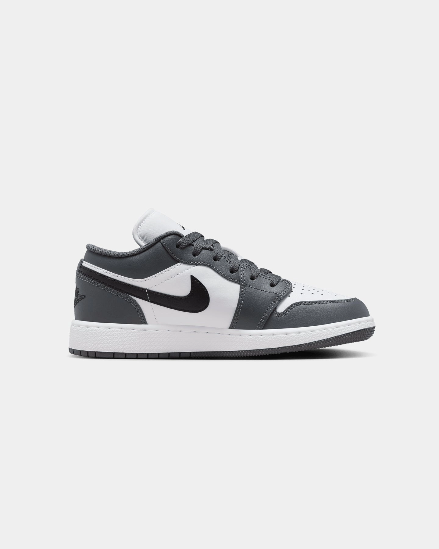 Jordan Kids' Air Jordan 1 Low (GS) White/Black Gentle Texture Agility Focus