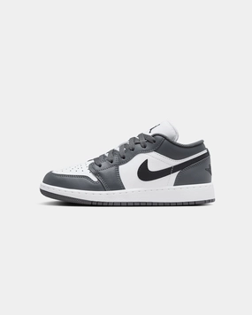 Jordan Kids' Air Jordan 1 Low (GS) White/Black Neutral Footbed Design